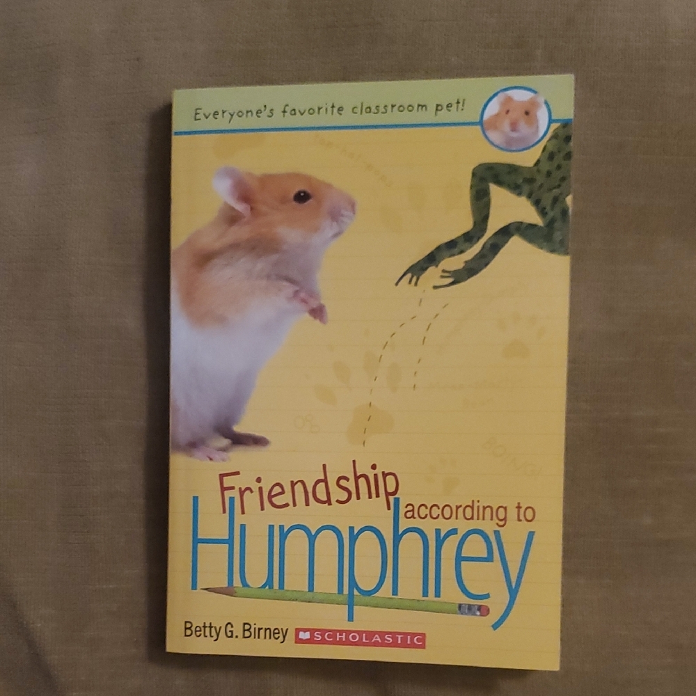 🐹 VINTAGE SCHOLASTIC FRIENDSHIP ACCORDING TO HUMPHREY BY: BETTY G BIRNEY 🐹